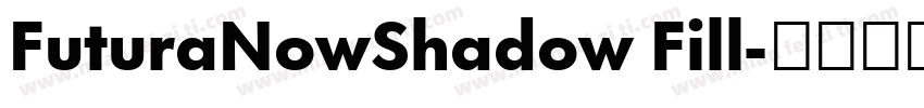 FuturaNowShadow Fill字体转换